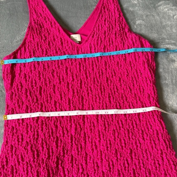 A New Day Pink Sleeveless Vneck MidiLength Versatile Classic Dress Large - Picture 4 of 7